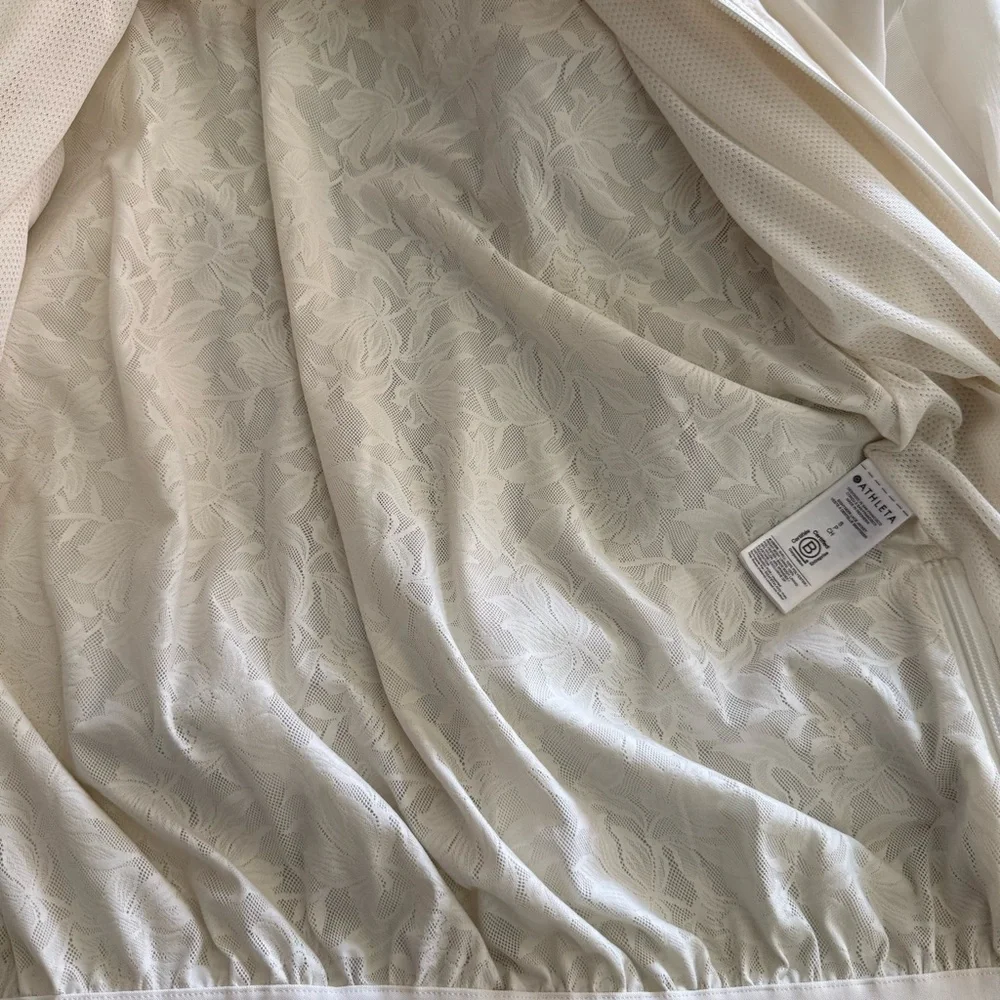 Athleta | Sightseer Lace Jacket, Magnolia White S